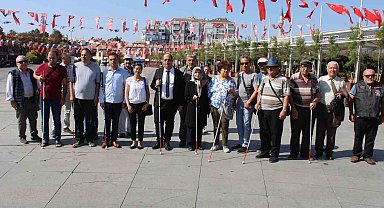Aydın'da beyaz bastonun önemine dikkat çekildi
