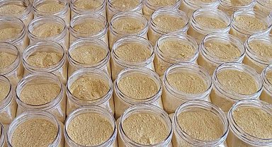 Aydın'da, kuraklık ve kıtlığa karşı çalışma yapan bir araştırma firması kabak unu üretti