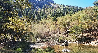 Aygırdibi Mesire Alanı Sonbahar sakinliğinde son misafirlerini ağırlıyor
