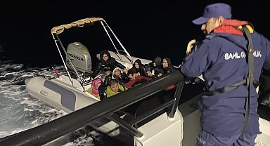 Ayvacık açıklarında 40 kaçak göçmen yakalandı