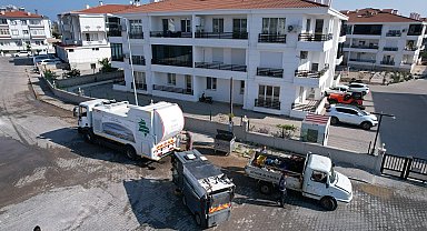 Ayvalık'ta bölgesel detaylı temizlik yapıldı