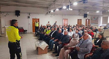 Babaeski'de okul servisi şoförlerine ve rehber personele güvenlik eğitimi verildi