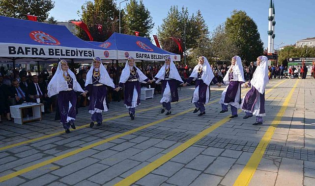 Bafra'da Cumhuriyet Bayramı coşkuyla kutlandı