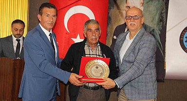 Bafra'da yılın ahisi 64 yıllık torna ustası seçildi