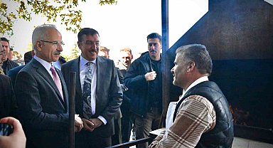 Bakan Uraloğlu, deprem bölgesinde