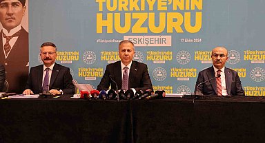 Bakan Yerlikaya, Eskişehir'in 10 önemli suçta Türkiye ortalamasının altında olduğunu açıkladı