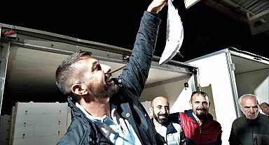 Balık mezadında kasalar dolusu palamut kapış kapış satıldı