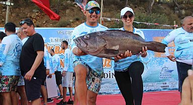 Balıkçıları en büyük balığın peşine takan yarışma sona erdi