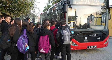 Balıkesir Büyükşehir'in ulaşım desteği aileleri sevindirdi