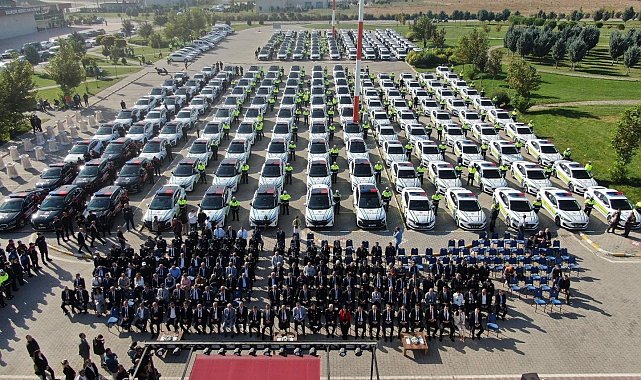 Balıkesir İl Emniyet Müdürlüğü hizmetlerinde kullanılmak üzere 204 araç alımı yapıldı