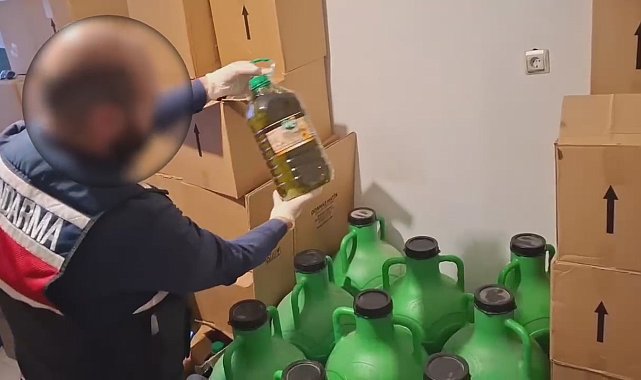 Balıkesir'de 2 bin 400 litre sahte zeytinyağı ele geçirildi