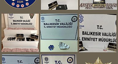 Balıkesir'de narkotik operasyonunda 6 şüpheli tutuklandı