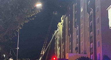 Başakşehir'deki çatı yangını izolasyon sırasında çıkmış