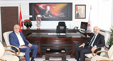 Başkan Bakkalcıoğlu'ndan İl Müdürü Öztürk'e 'hayırlı olsun' ziyareti