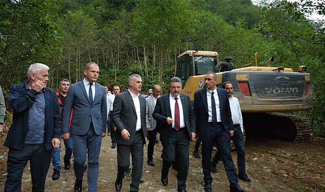 Başkan Genç Yomra'da 20 Eylül'deki selden etkilenen noktalarda incelemelerde bulundu