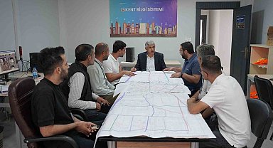 Başkan Hallaç, Kent Bilgi Sistemi çalışmalarını yerinde inceledi