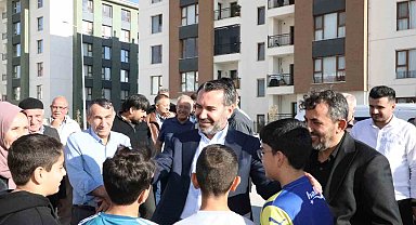 Başkan Şerifoğulları, Aşağıdemirtaş Mahallesi'nde incelemelerde bulundu