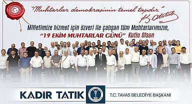 Başkan Tatık'tan Muharlar Günü açıklaması