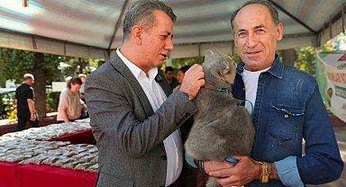 Başkan Yetişkin'den can dostlar için mama dağıtımı