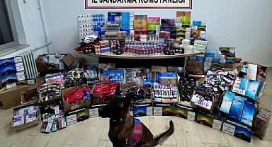 Batman'da kaçakçılık yapan kargo firması aracı jandarma ekiplerine takıldı