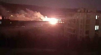 Batman'da panik anları: Trafo bomba gibi patladı