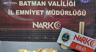 Batman'da üzerinde uyuşturucu madde ele geçirilen şahıs tutuklandı