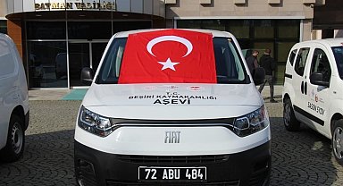 Beşiri'de özel donanımlı araçlarla 175 kişiye evinde sıcak yemek veriliyor