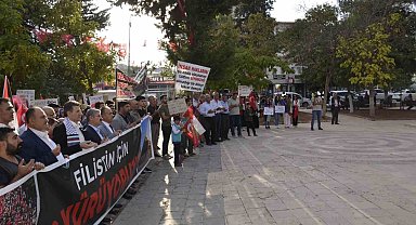 Besni'de Filistin'e destek yürüyüşü düzenlendi