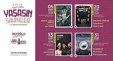 Beyoğlu Belediyesi'nden Tiyatroseverlere müjde: "Yaşasın Sahneler" başlıyor