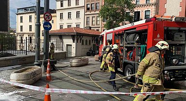 Beyoğlu'nda trafo yangını