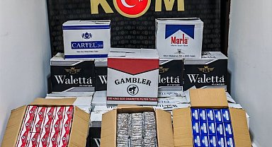 Bilecik'te 207 bin 460 adet dolu makaron ele geçirildi
