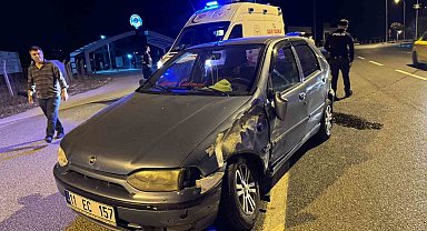 Bilecik'te kamyonet ile otomobil çarpıştı:1 yaralı