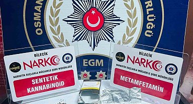 Bilecik'te şüpheli şahsın hareketleri ele verdi