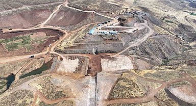 Bingöl Yamaç Barajında çalışmalar sürüyor