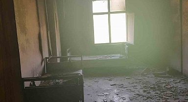 Bingöl'de pansiyon yangını