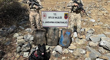Bitlis'te patlayıcı yapımında kullanılan 300 litre sıvı madde ele geçirildi