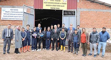 Bu lisede tarımı uygulamalı öğreniyorlar