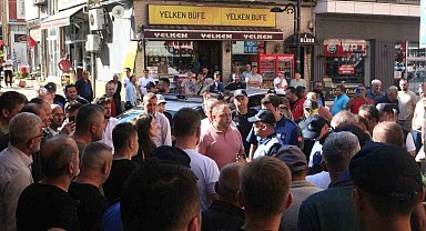 Bulancak'ta zabıta ile dürümcüler arasında denetim gerginliği