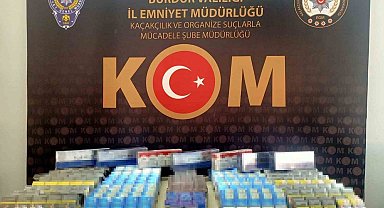 Burdur'da kaçak sigara ve tütün operasyonu