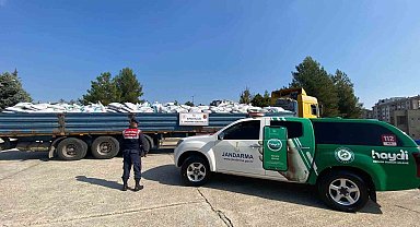 Bursa jandarmasında kaçak gübre operasyonu : 2 milyon lira değerinde 25 ton gübre ele geçirildi