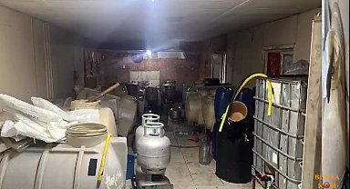 Bursa'da operasyon: 4 ton sahte içki ele geçirildi, 1 şüpheli gözaltına alındı