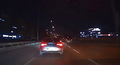 Bursa'da şerit ihlali böyle kaza getirdi...