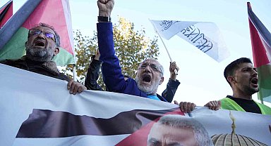 Bursa'da Yahya Sinvar için gıyabi cenaze namazı kılındı