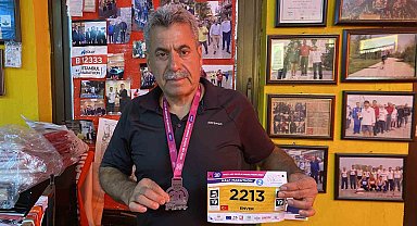 Bursalı esnaf yarı maratonda Türkiye'yi temsil etti