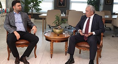 Bursaspor yönetiminden Başkan Şadi Özdemir'e ziyaret