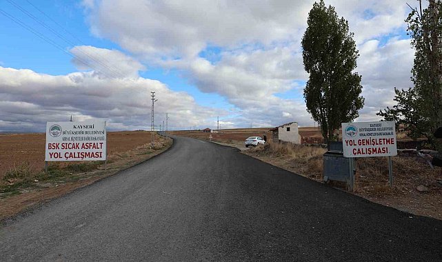 Büyükşehir'den Bünyan'da 100 milyon TL'lik yol ve asfalt çalışması