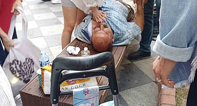 Cadde ortasında kalp krizi geçiren vatandaşa ilk müdahale hemşirelerden