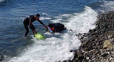 Çadırıyla Türkiye'den İspanya'ya yüzüyor: 10 bin kilometreyi 10 yılda yüzecek