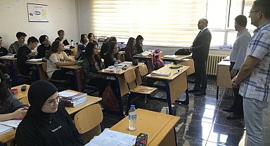 Çan Kaymakamı'ndan okullarda inceleme