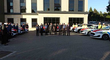 Çanakkale İl Emniyet Müdürlüğü'nde Asayiş ve Trafik ekiplerinde kullanılacak 10 yeni araç hizmete başladı